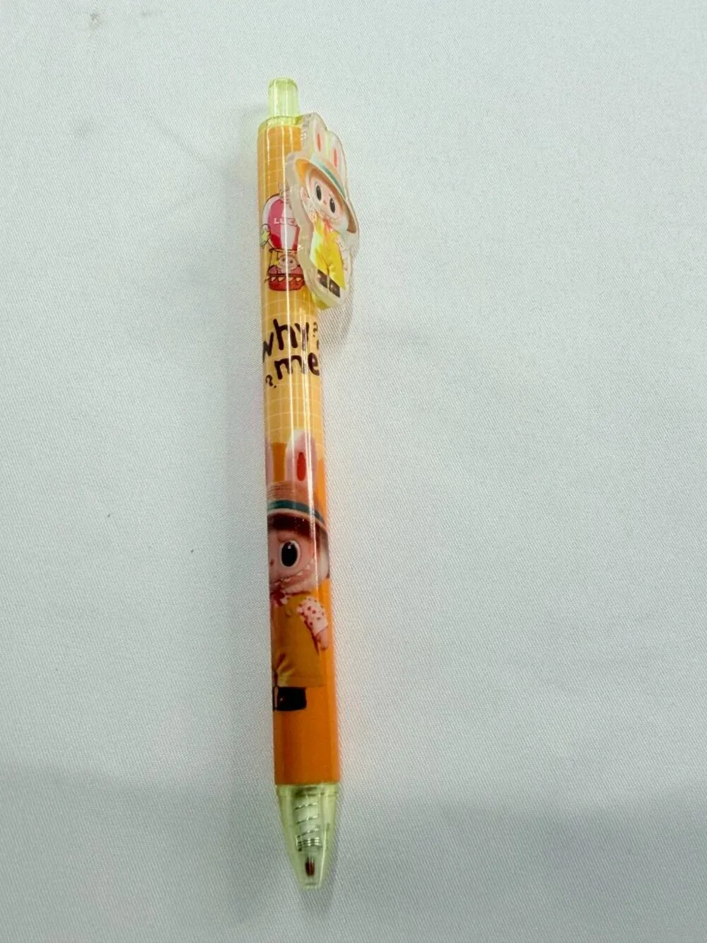 3pc Monster Bubu Character Gel Pen Set 0.5mm Black Ink Cute Stationery Pens